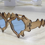 Unique Irregular Polycarbonate Sunglasses