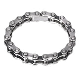 S925 Silver Punk Style Motorcycle Chain Bracelet