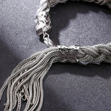Braid Sterling Silver Bracelet
