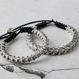 Ethereal Bone Silver Bracelet