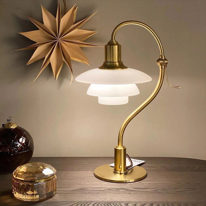Luxury 3 Veneer Table Lamp