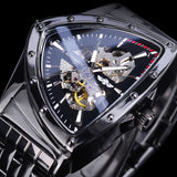 Black Triangle Mechanical Men's Watch