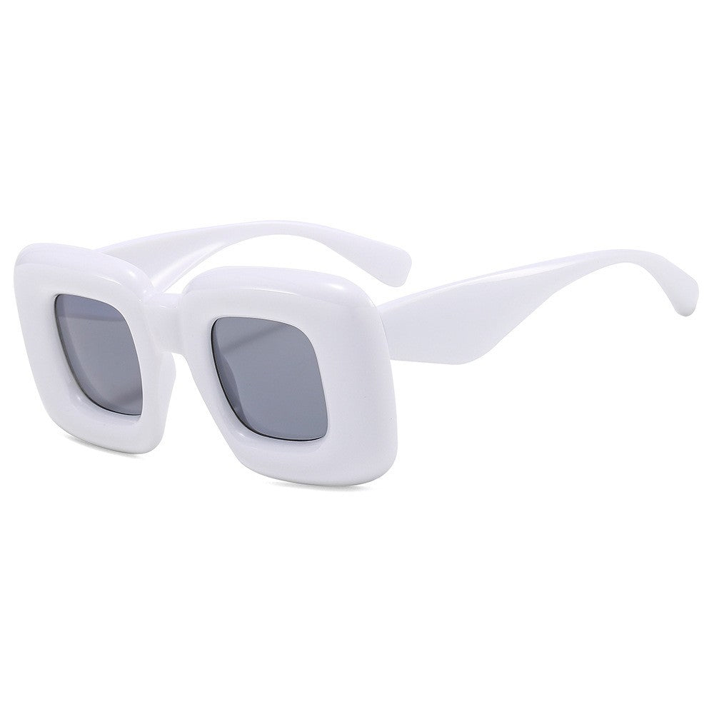 Chic Inflated-Like Sunglasses