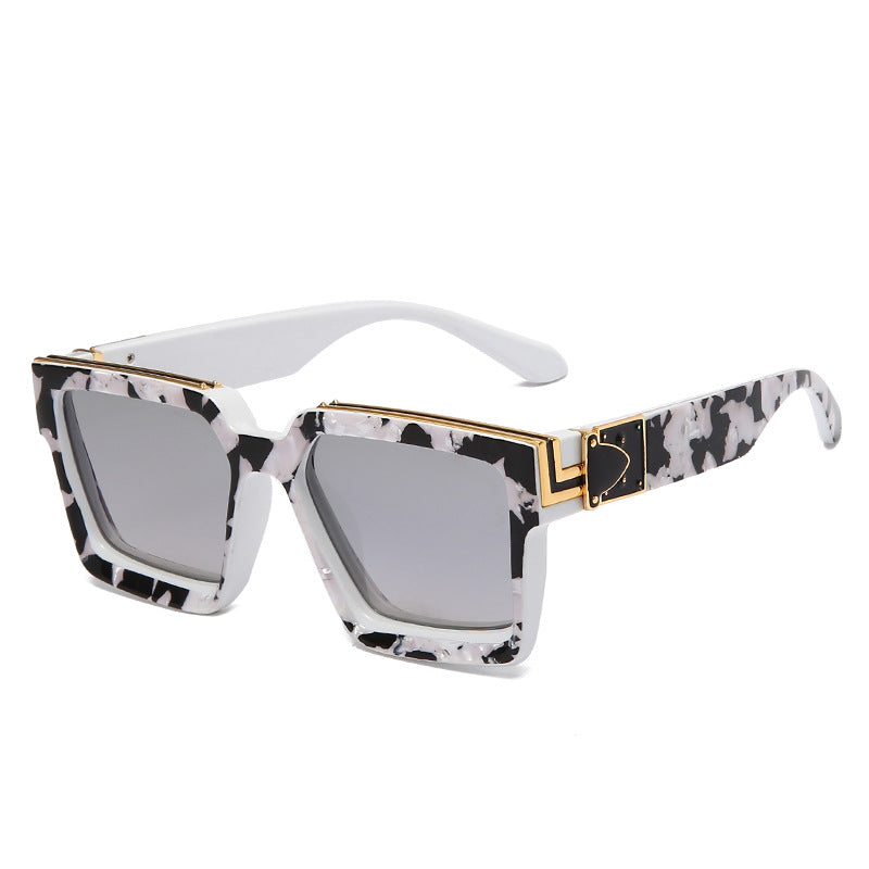 Acetate Big Square Rim Sunglasses