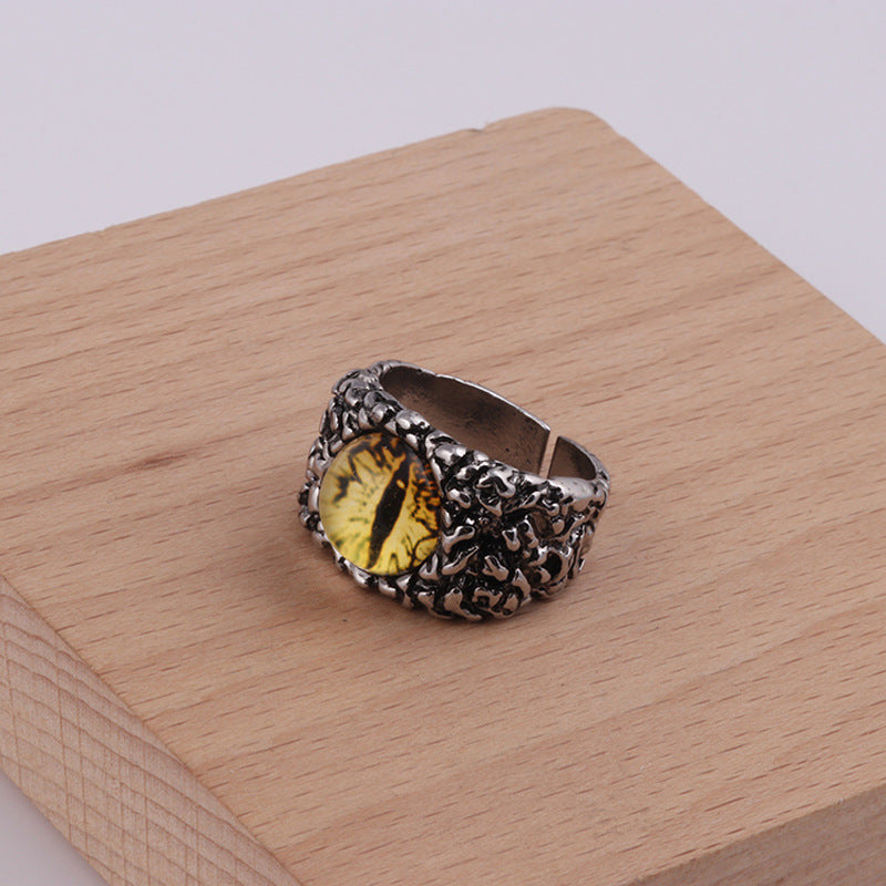 Skull Eye Snake Style Ring