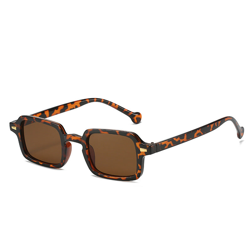 Square Simple Acetate Lens Sunglasses