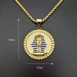 Egyptian Pharaoh Stainless Steel Pendant