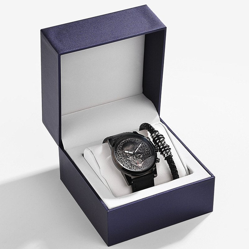 Vintage Skull Quartz Crafted Watch