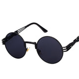 Steampunk Round Style Hollow Legs Sunglasses