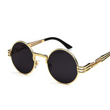 Steampunk Round Style Hollow Legs Sunglasses