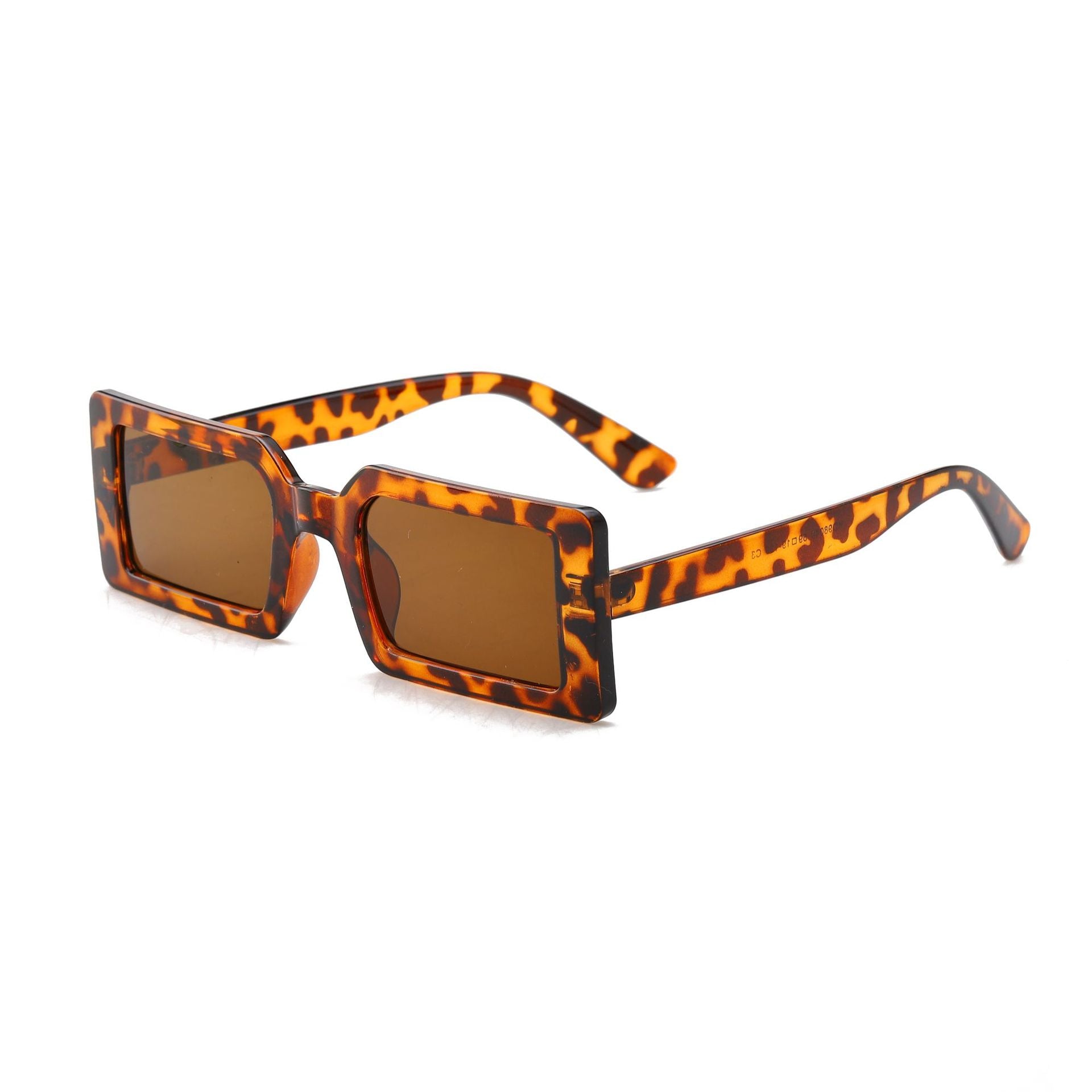 Square Frame Acetate Lens Sunglasses