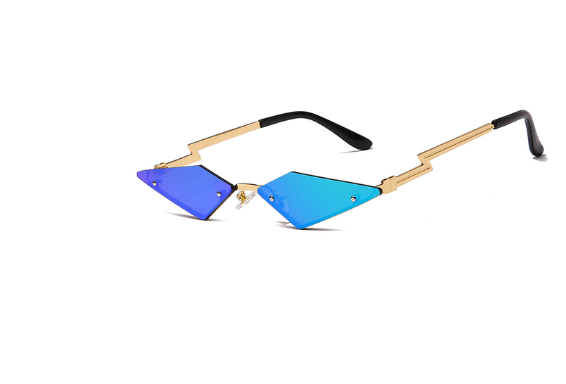 Metal Irregular Unique Sunglasses
