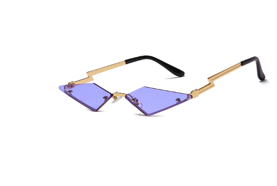 Metal Irregular Unique Sunglasses