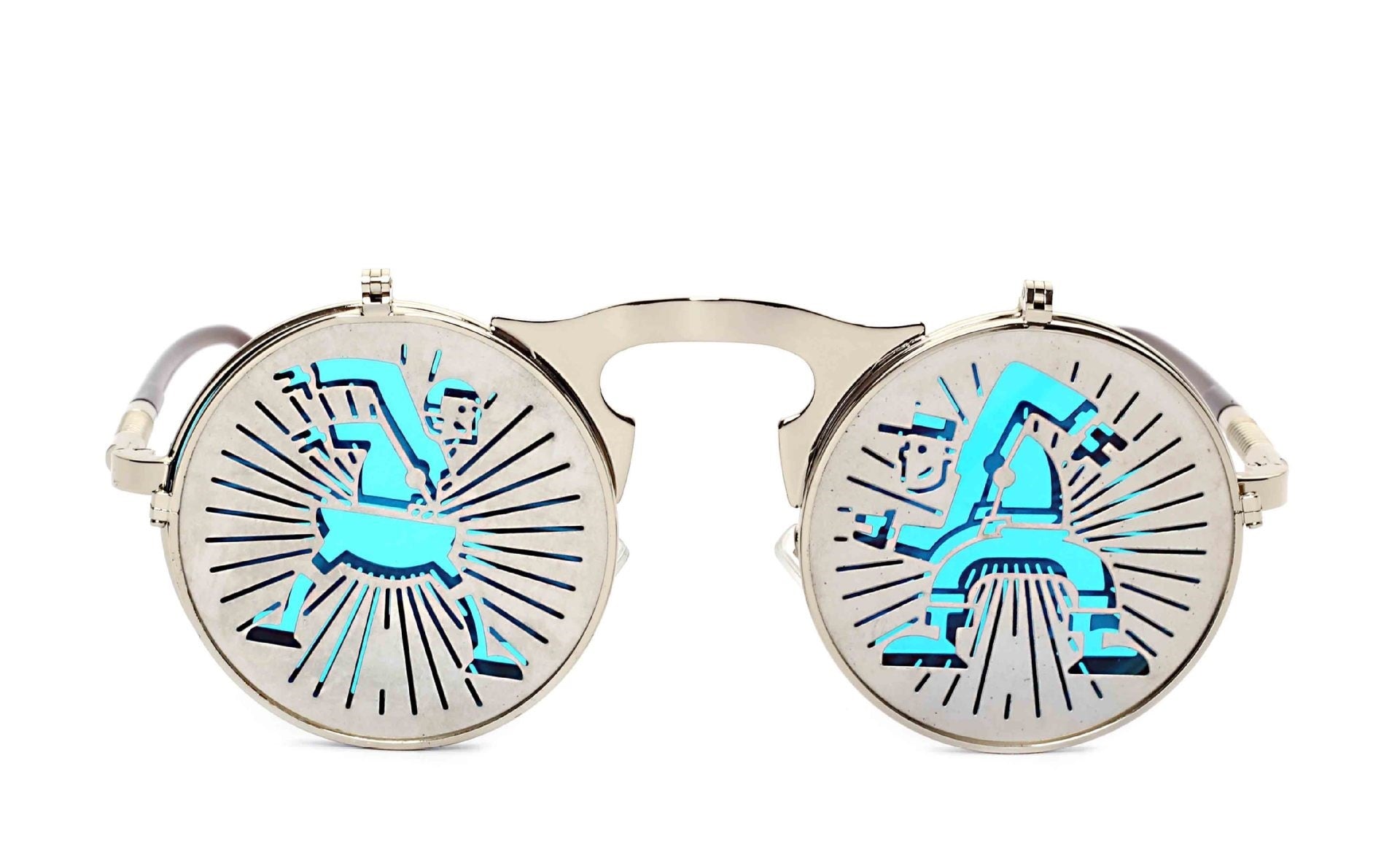 Retro Steampunk Eccentric Design Sunglasses