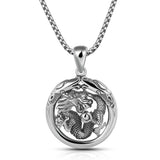 Circle Ancient Dragon Necklace