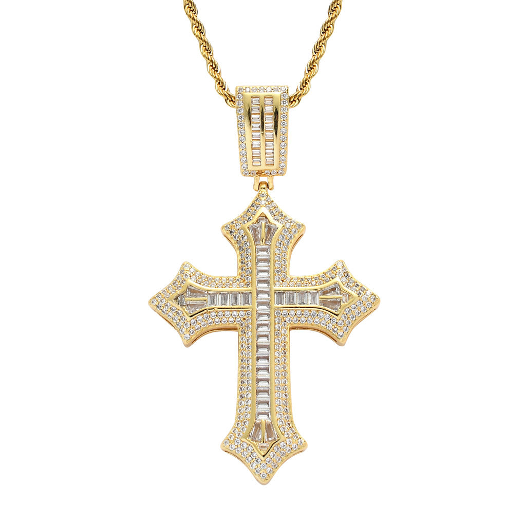 Cross Copper Pendant Necklace