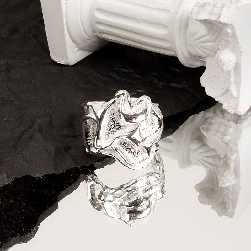 Irregular Bump Surface Texture Ring