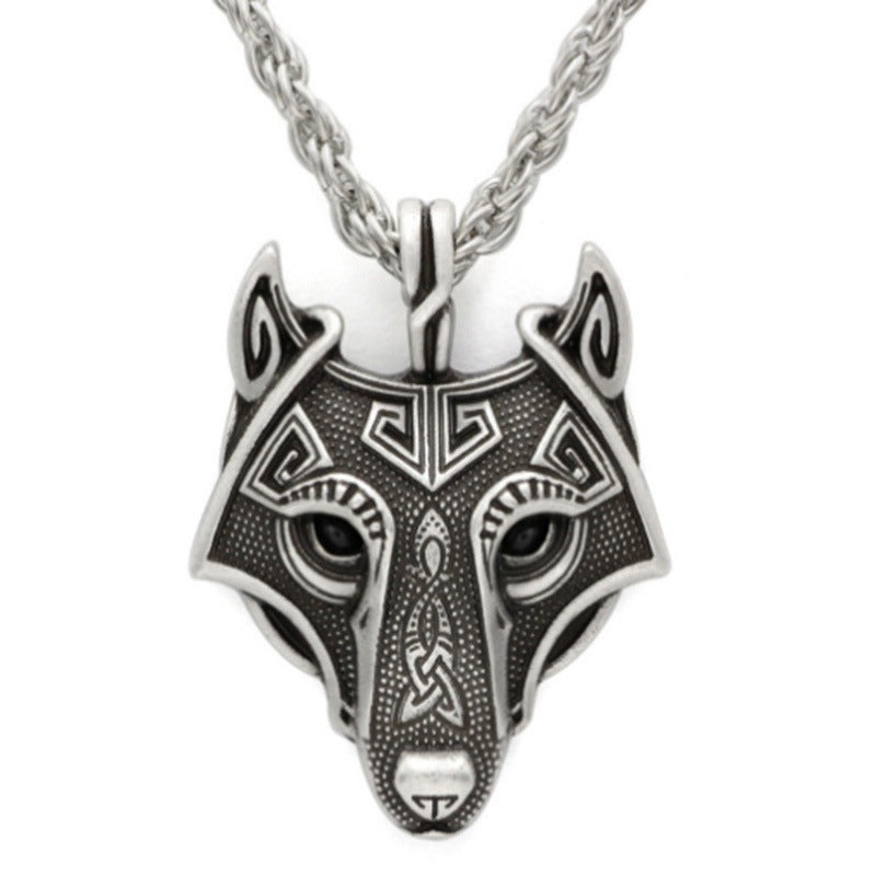 Ethnic eastern Wolf Shape Necklace