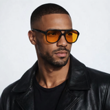 Lunettes de soleil rétro à double faisceau