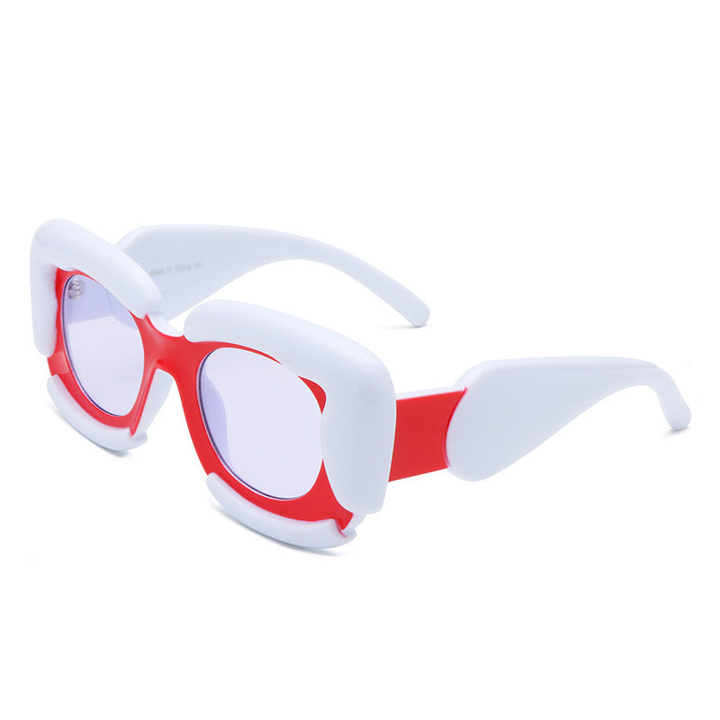 Large Thick Frame Square Sunglasses