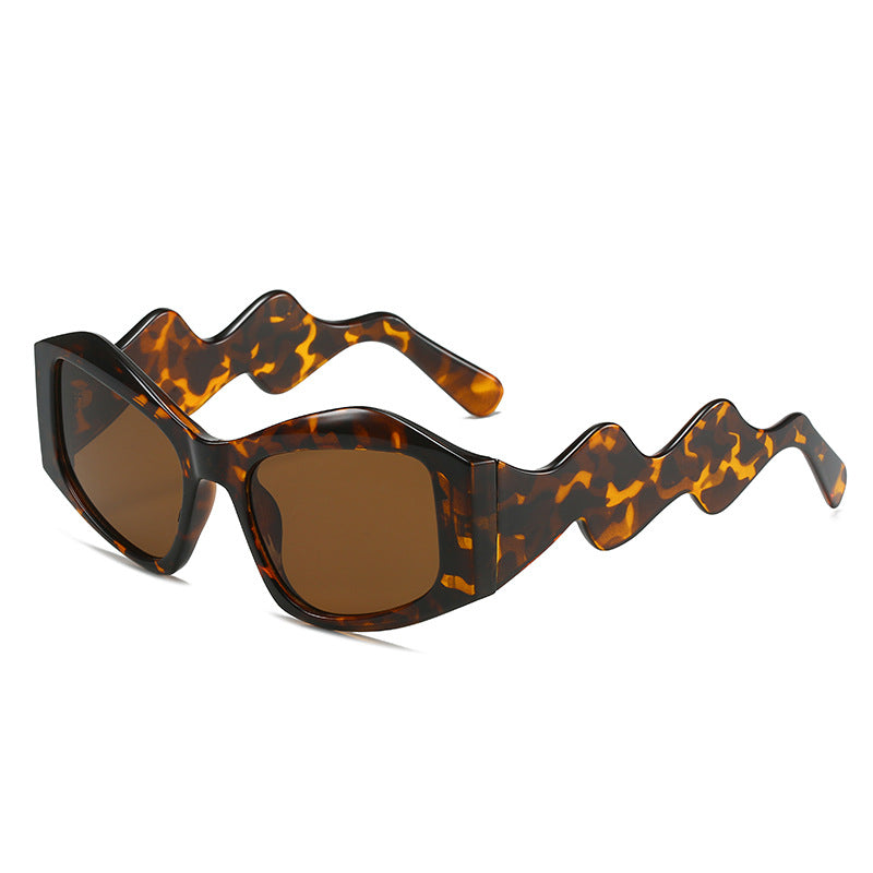 Square Wavey Frame  Sunglasses