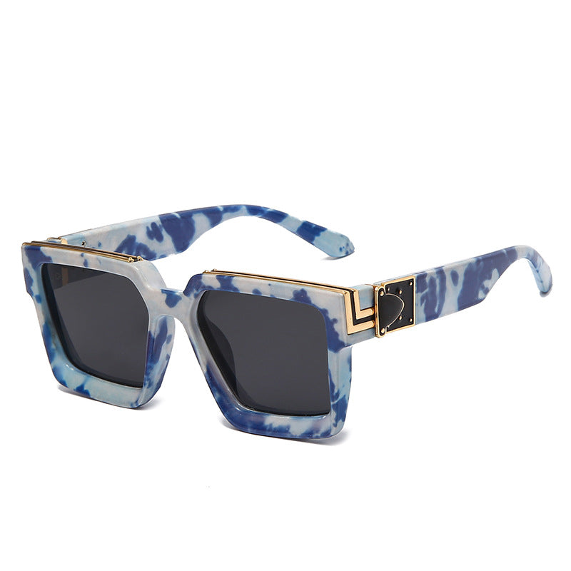Acetate Big Square Rim Sunglasses