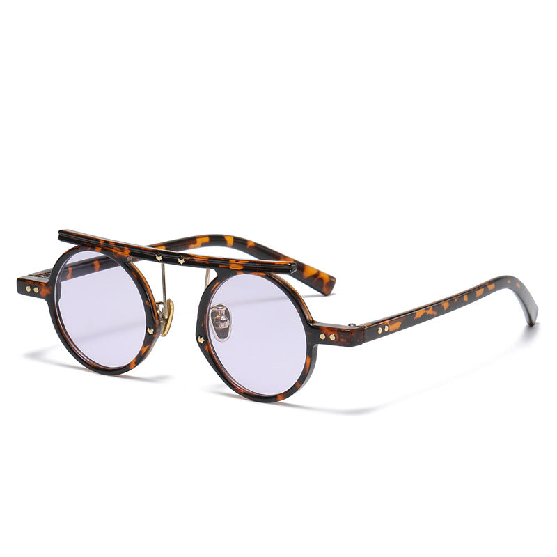 Steampunk Round Polycarbonate Sunglasses