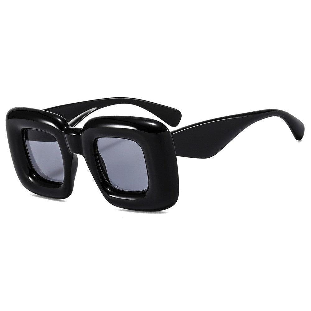 Chic Inflated-Like Sunglasses