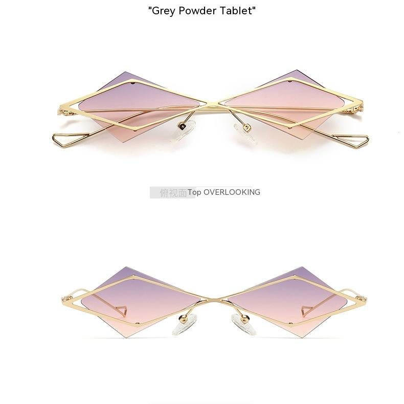 Einzigartige rahmenlose Polycarbonat -Sonnenbrille