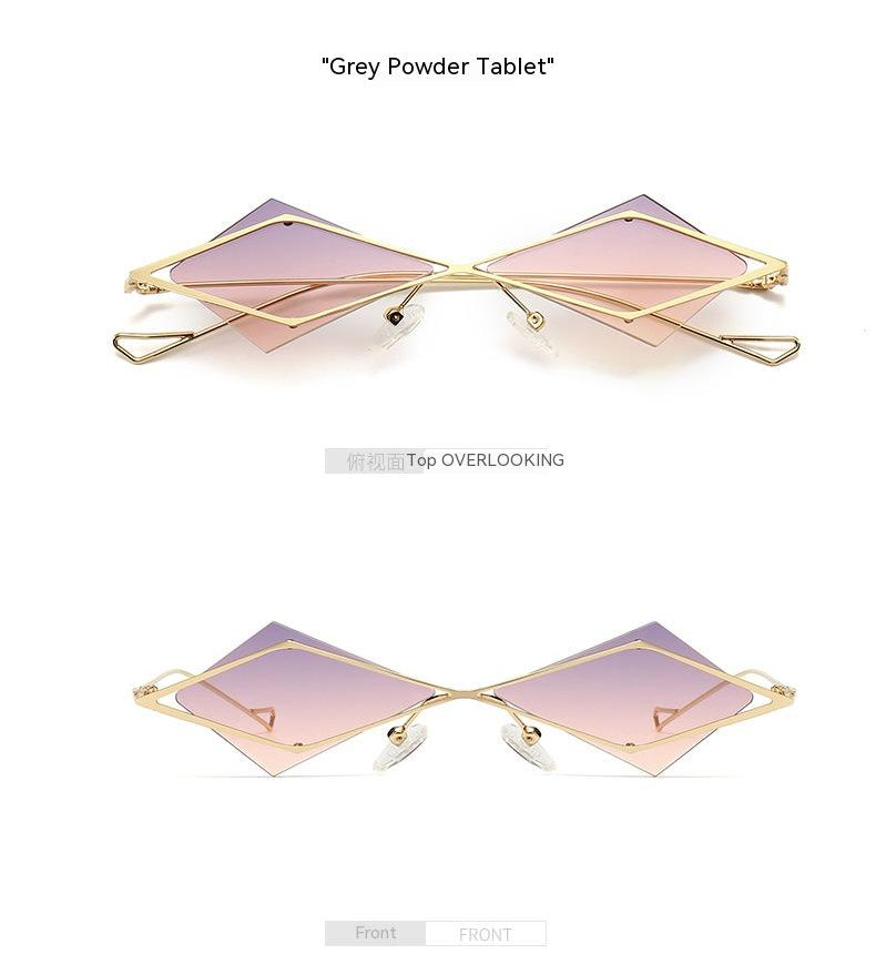 Unique Frameless Polycarbonate Sunglasses