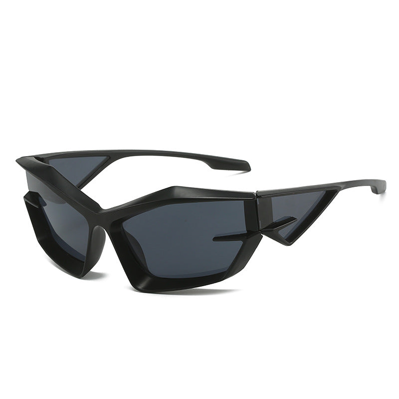 Bold Frame Square Cat Eye Sunglasses