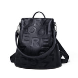 Letters Pattern Triple Strap Backpack