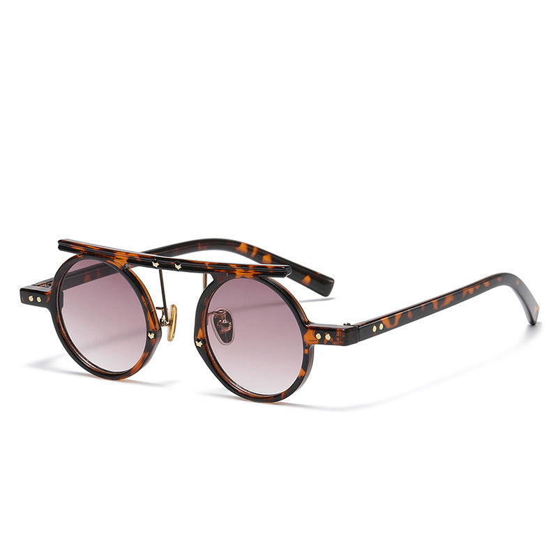 Steampunk Round Polycarbonate Sunglasses