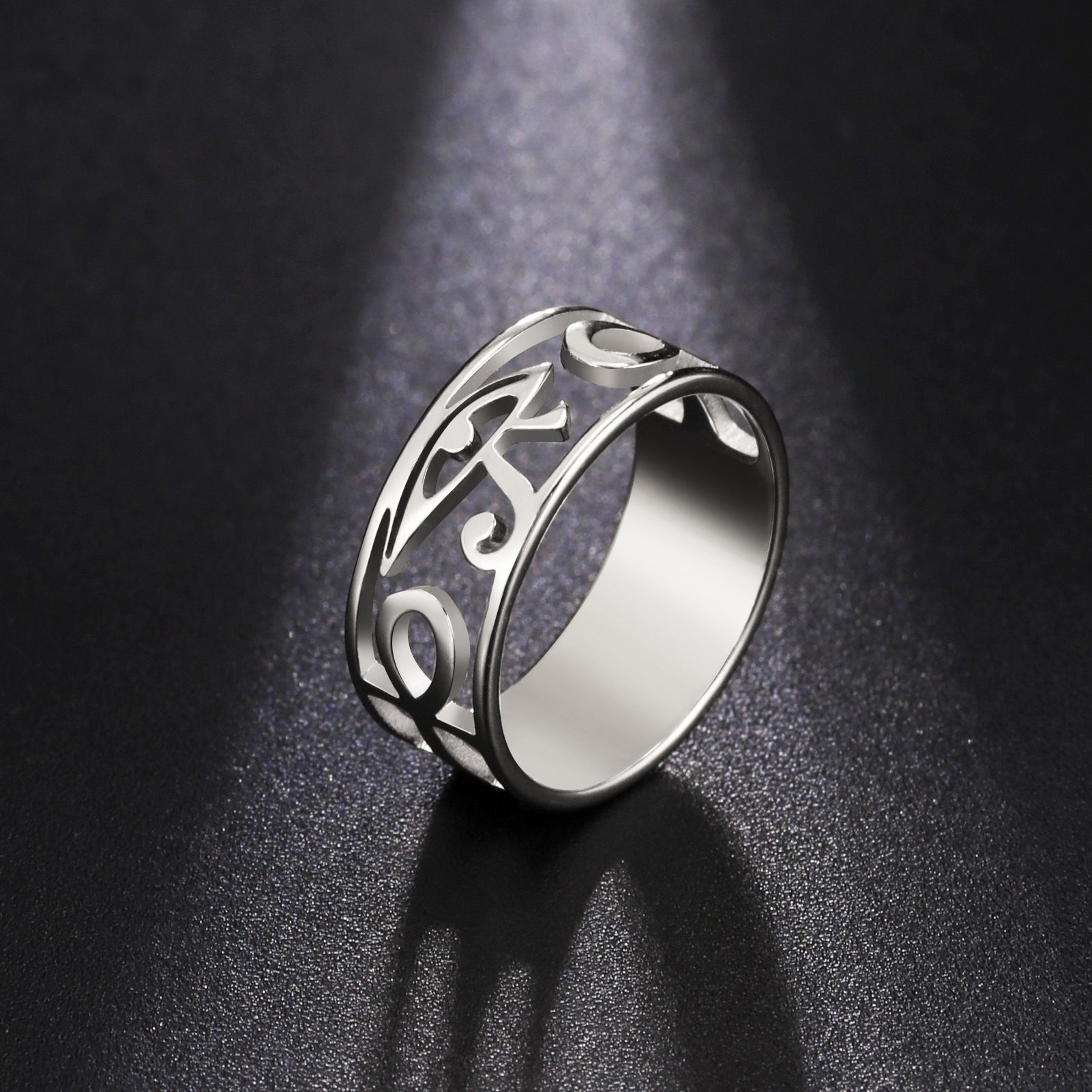 Simple Classy Egyptian Stainless Steel Ring