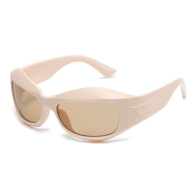 Large Thick Frame Concave Sunglasses