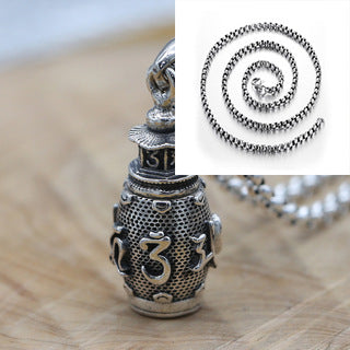 Sterling Silver Ornament Vintage Necklace