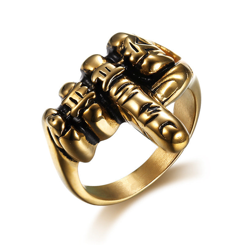 Alloy Tiny Finger Shape Ring