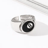 Lucky Number Adjustable Punk Ring