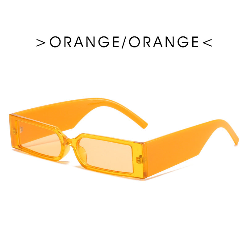 Tiny Frame Colorful Solid Sunglasses