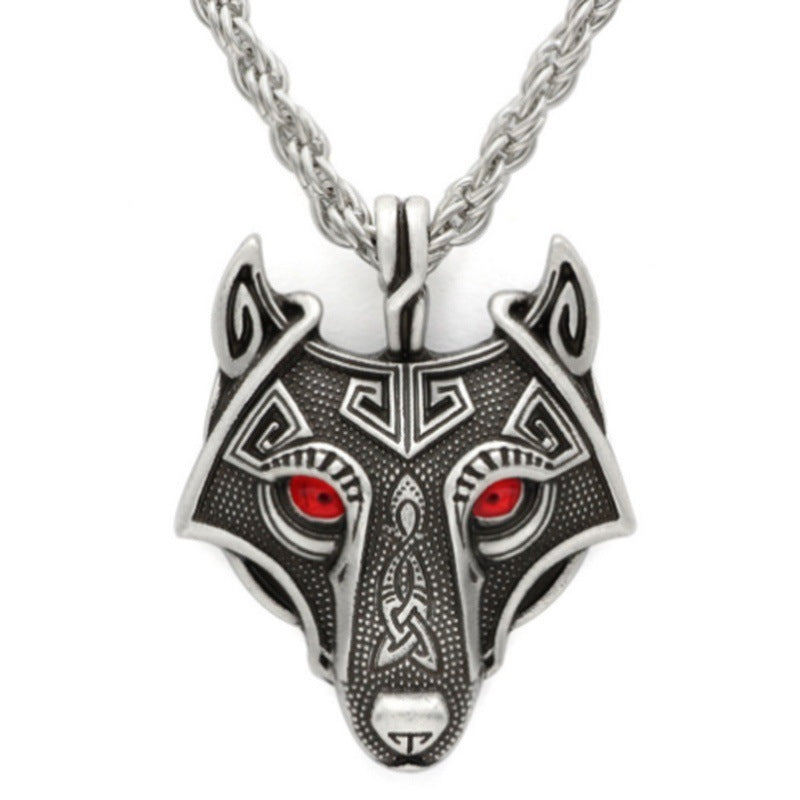 Ethnic eastern Wolf Shape Necklace