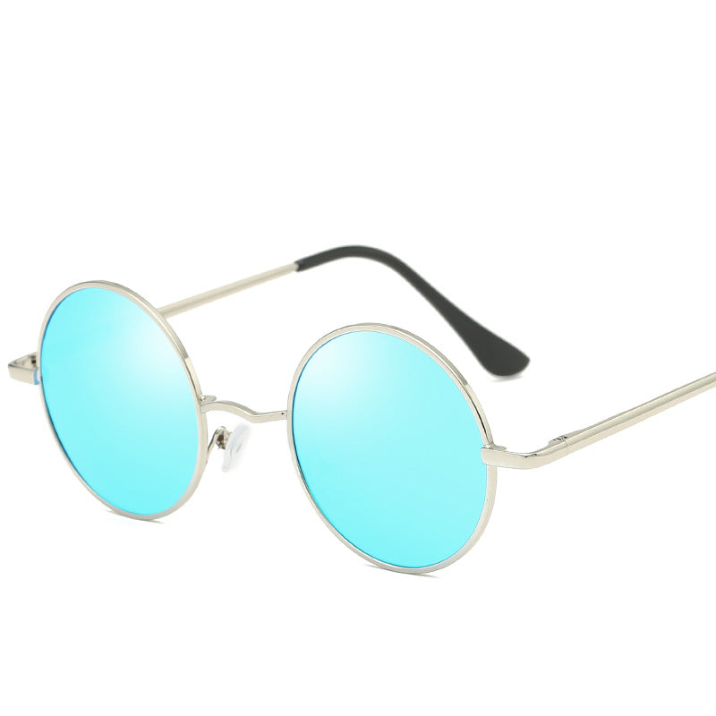 Round Polarized Resin Sunglasses