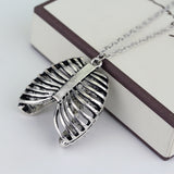 Hollow Thoracic Skeleton Pendant Necklace