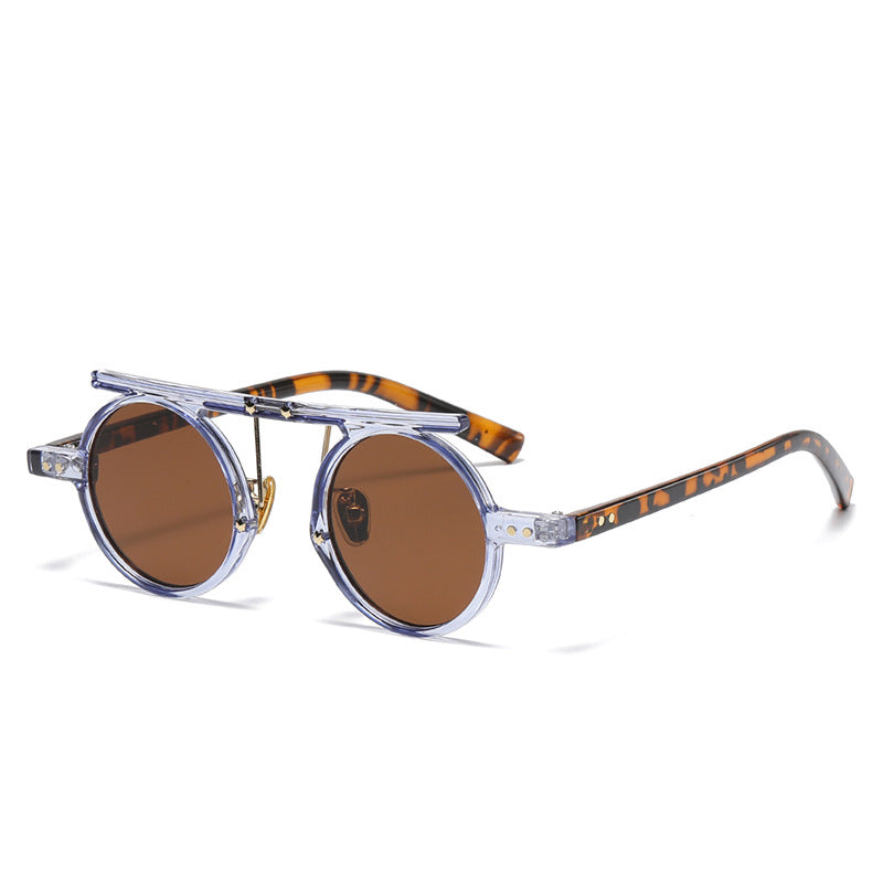 Steampunk Round Polycarbonate Sunglasses
