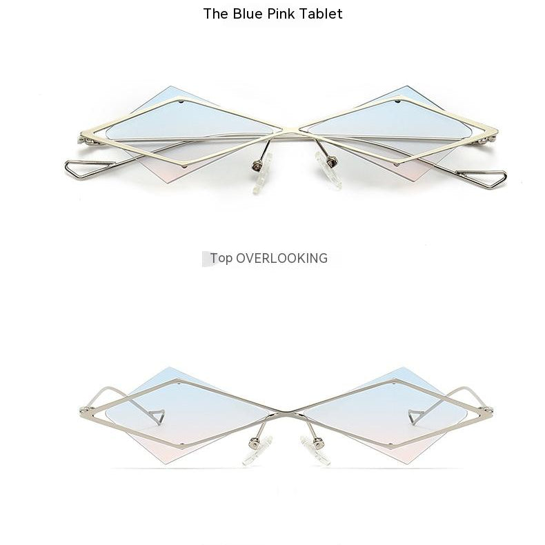 Einzigartige rahmenlose Polycarbonat -Sonnenbrille