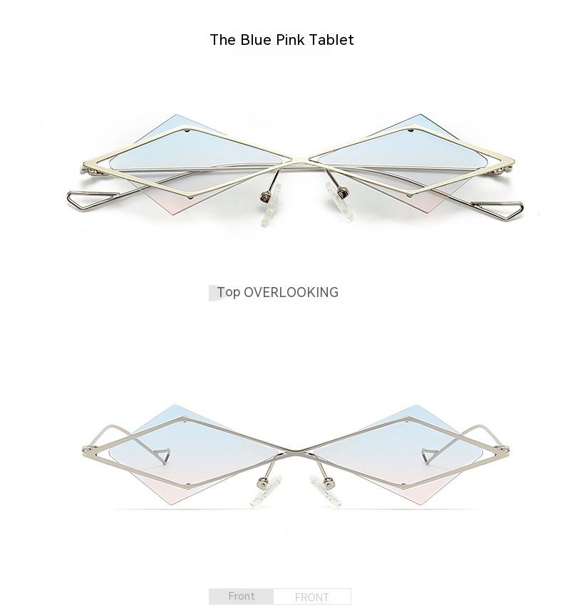 Unique Frameless Polycarbonate Sunglasses