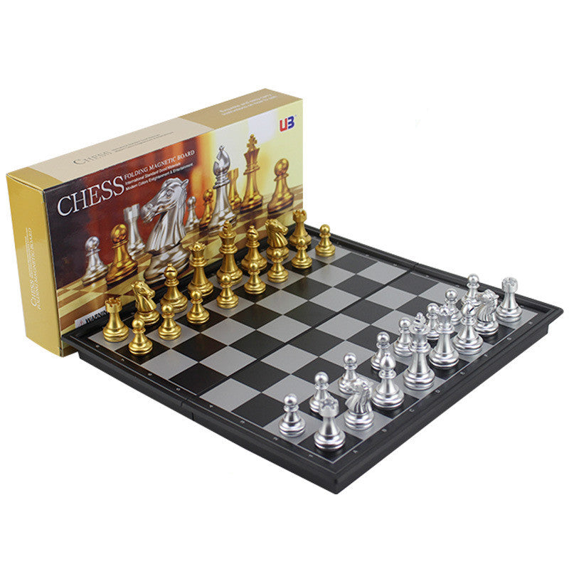 Magnetic Folding Acrylic Chessboard