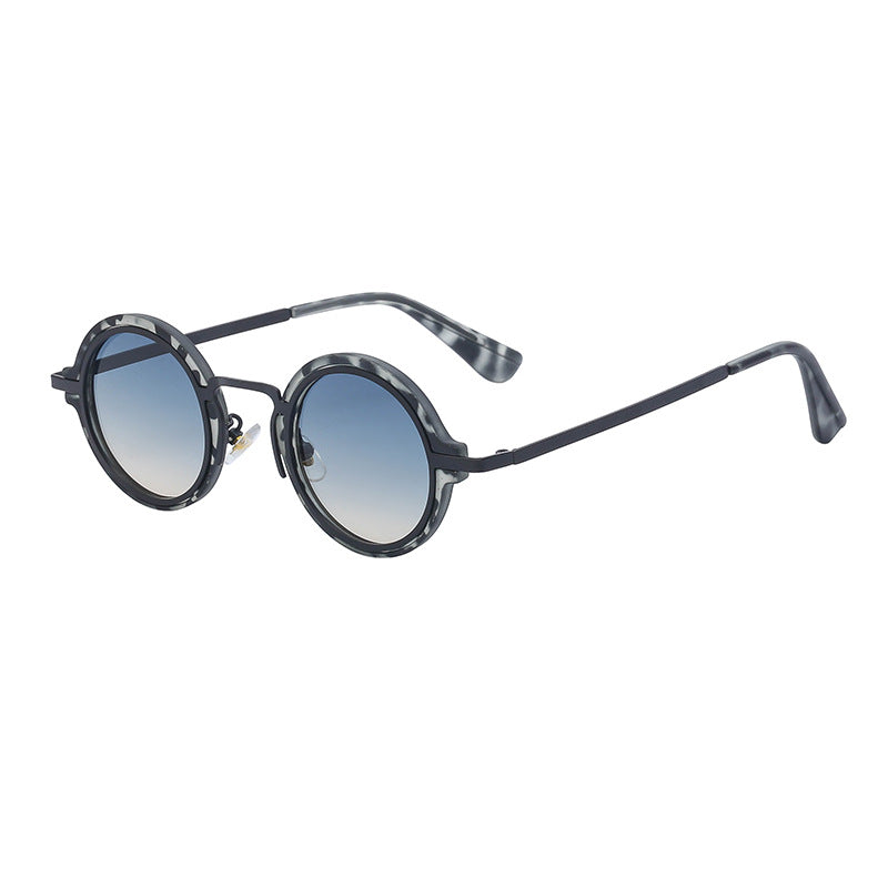 Lunettes de soleil à jante rond Steampunk