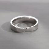 Letter Engraving Copper Adjustable Opening Ring