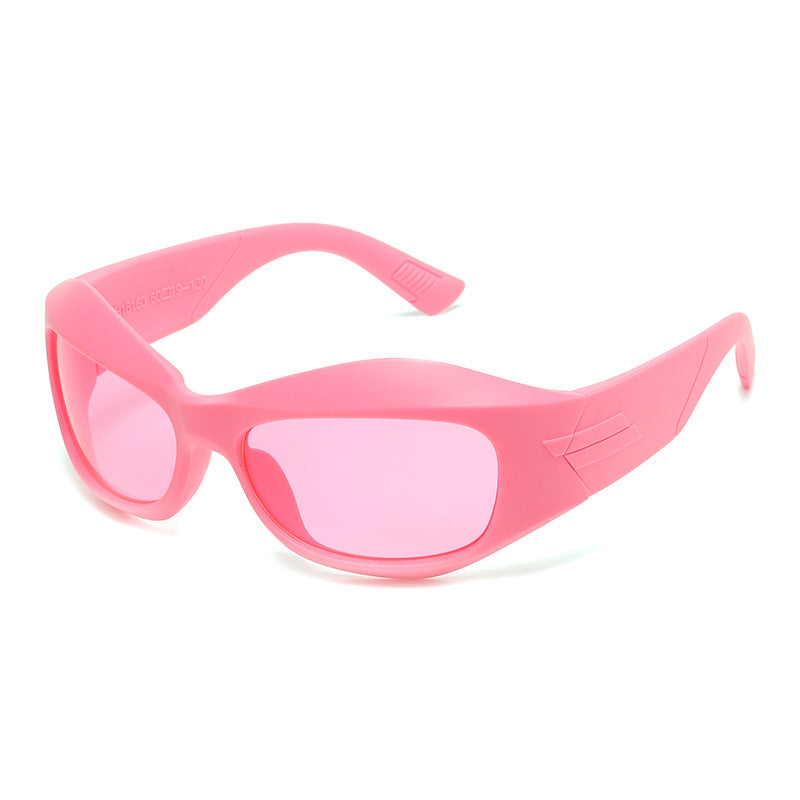 Large Thick Frame Concave Sunglasses