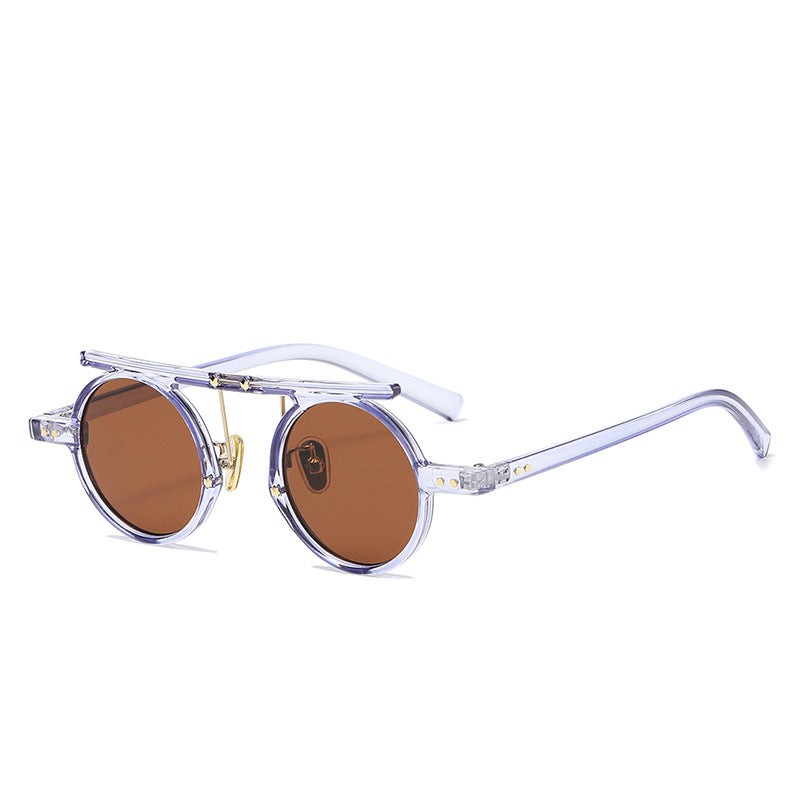 Steampunk Round Polycarbonate Sunglasses